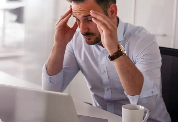 A guy frustrated at his IT and is needing to work on their Digital Transformation & Innovatio